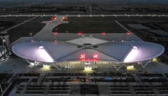 湖北荆州机场首次全面亮灯
