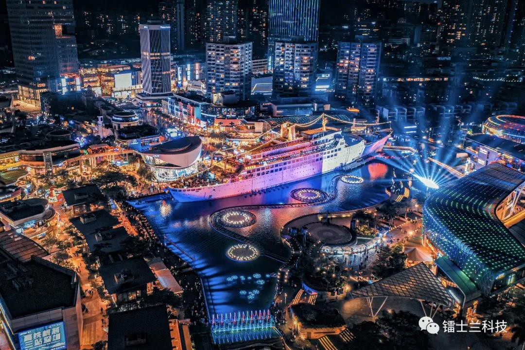 镭士兰科技助深圳首届国际光影季『未来之光』光影秀震撼上演