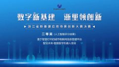 方大智控获浙江省新基建应用场景大赛人工智能领域二等奖！