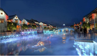 江苏南通如东县栟茶古镇将打造流光溢彩的灯光夜游项目