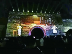 南京城墙光雕秀已接待游客近5万人次
