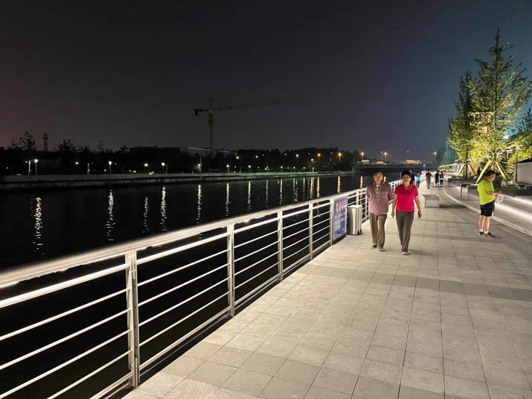 上海苏州河滨河空间嘉定段景观亮化工程全面竣工