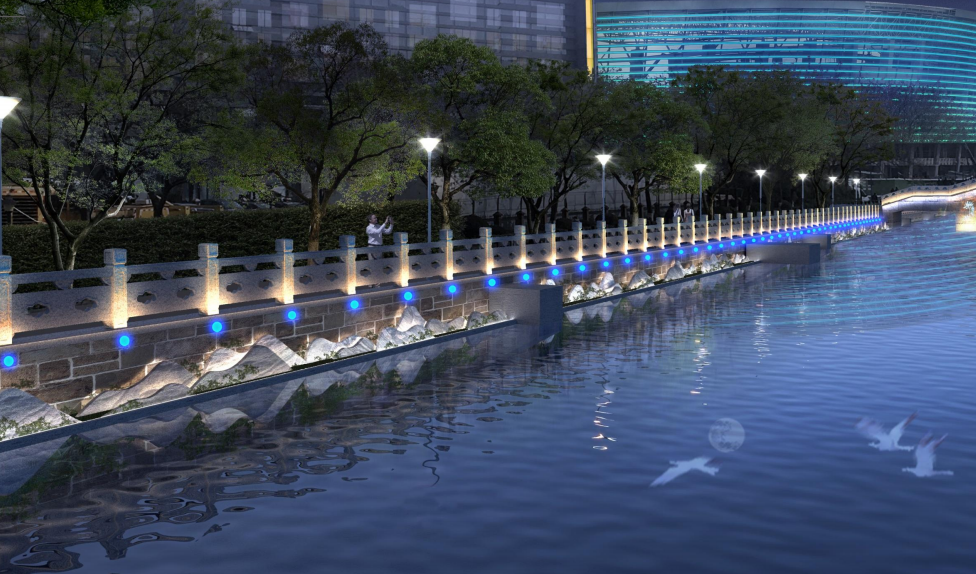 杭州萧山区与富阳区部分水岸将进行夜景灯光提升改造