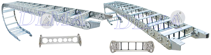 DLMA-TL155型钢制拖链安装尺寸图