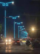 河南焦作首批智慧路灯亮相该市解放区街头