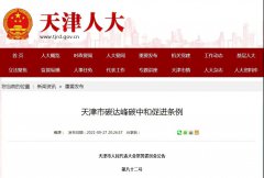 《天津市碳达峰碳中和促进条例》全文发布