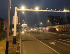 204国道青岛洋河崖桥至黄山段实现道路照明全线亮灯