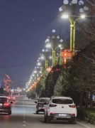 陕西宝鸡凤翔区2021年城市照明提升工程全面竣工