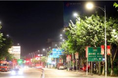 重庆高新区通过248盏路灯改造清除照明盲区