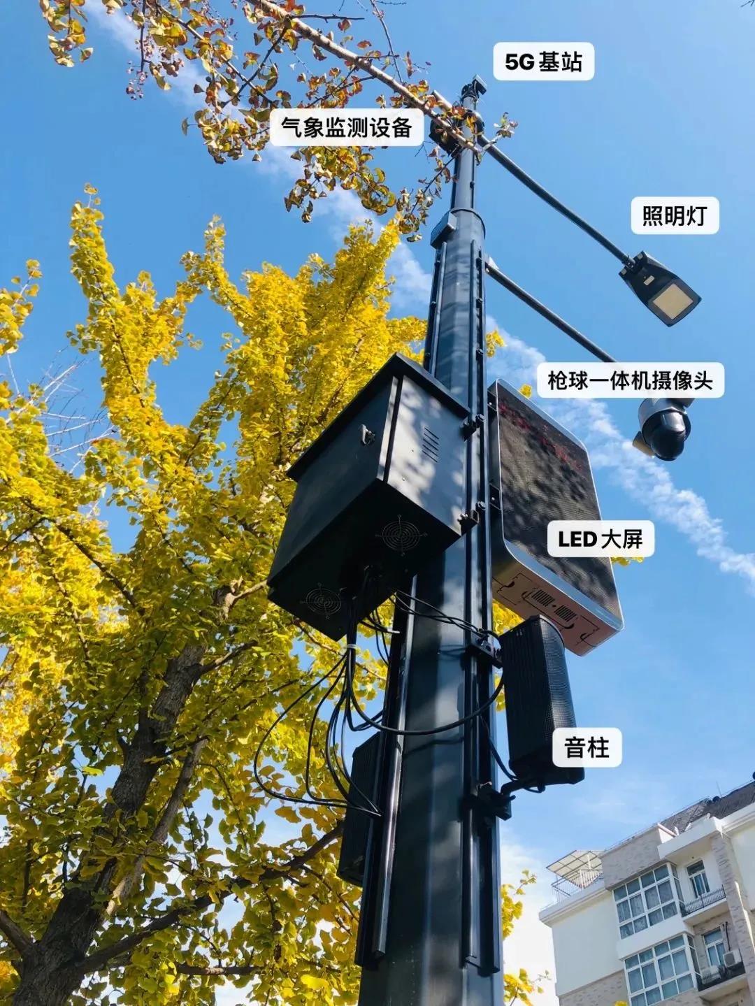 能“看”能“说”会“思考”的智慧路灯在武汉江汉区振兴二路“上岗”