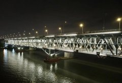上海松浦大桥夜景灯光全新亮相