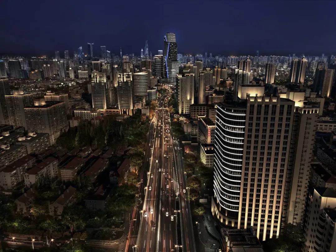 上海长宁启动延安高架沿线景观照明提升项目