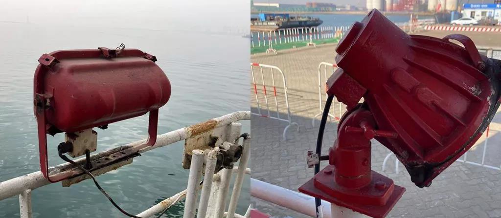山东青岛董家口海事局发出中小型船舶救生艇筏登乘用应急照明装置安全提醒