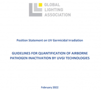 全球照明协会发布通过紫外线杀菌辐射(UVGI)对空气病原体灭活的定量指南