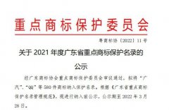 雷士照明、欧普照明等8照企入选《2021年度广东省重点商标保护名录》