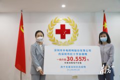 中电照明向深圳市红十字会捐赠防疫消杀设备