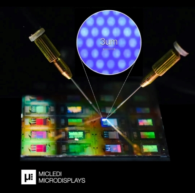 MICLEDI携手格芯，再发力Micro LED AR设备领域