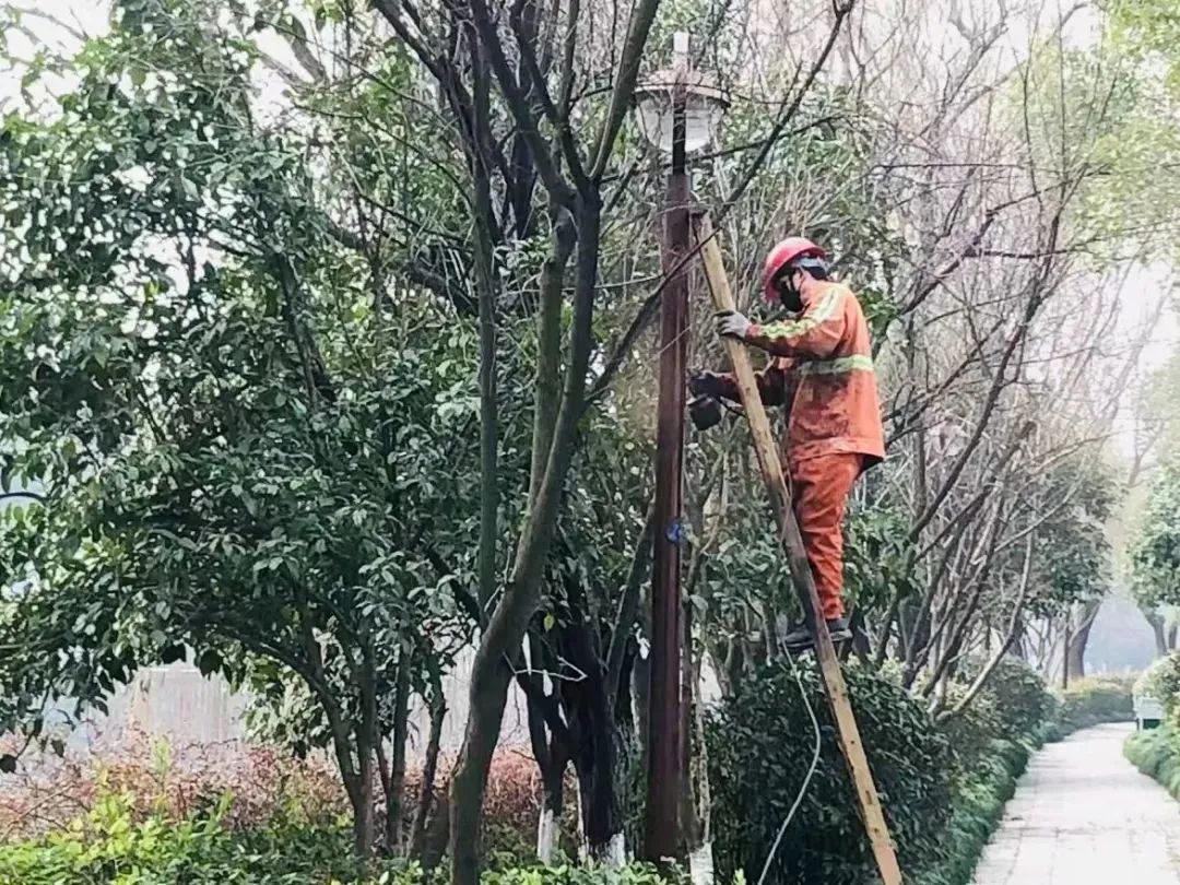 杭州上城区检修亮化设施以扮靓新塘河岸喜迎亚运