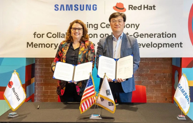 三星与红帽共同宣布，将在新一代存储器软件领域进行合作