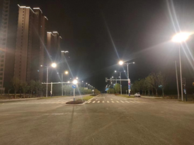 安徽滁州市照明中心完成永乐花园小区周边市政道路照明工程