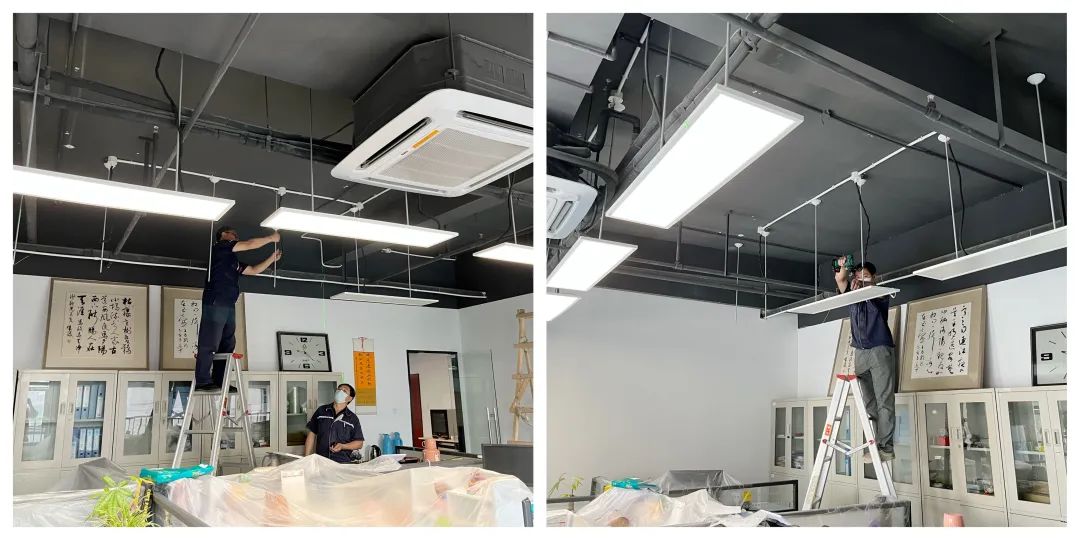 新广联灯具有效改善江苏省照明电器协会办公室照明环境