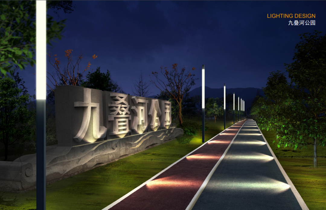浙江温州平阳县省级绿道3号线鳌江段夜景照明工程开始施工