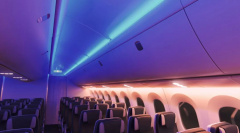 柯林斯宇航推出Hypergamut™照明系统，减少乘客时差反应