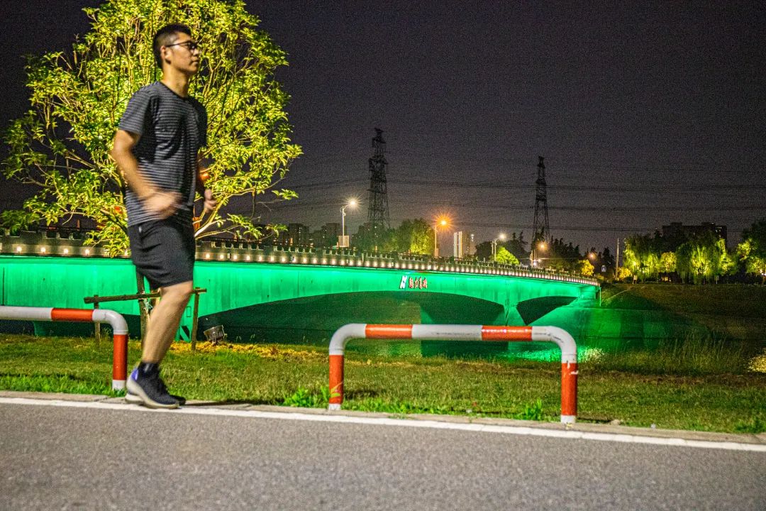 南京江北区葛新桥夜景照明工程完工