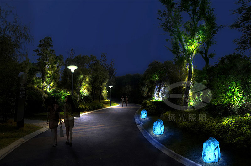 园林灯光工程让夜晚更加优雅