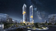 豪尔赛中标上海尚浦领世双子塔项目