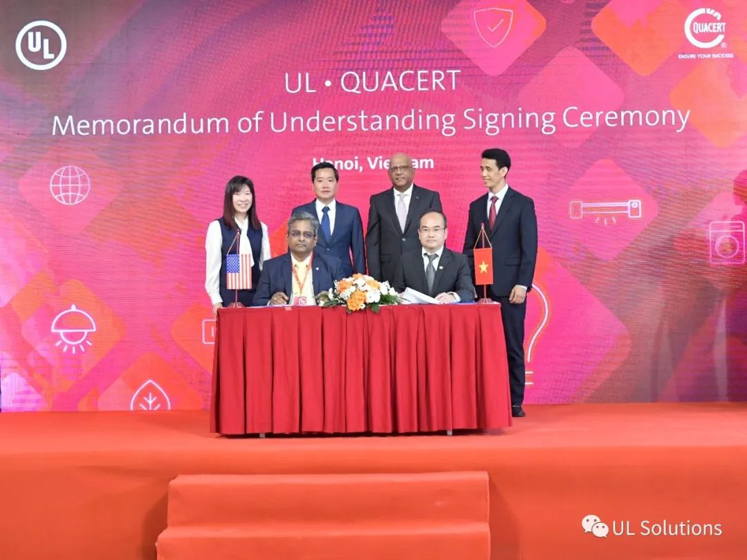 UL Solutions与越南认证中心QUACERT签署MOU
