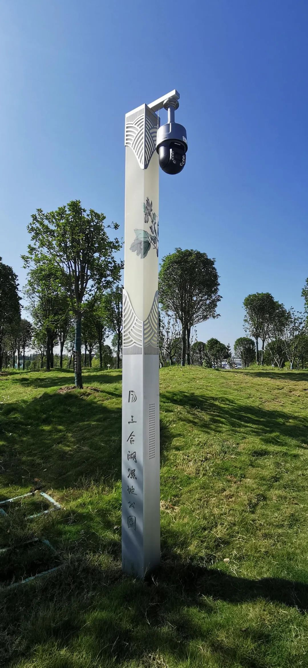 “一杆多用”智慧灯杆亮相重庆城市智慧公园