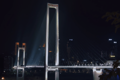 重庆南纪门轨道大桥完成首次亮灯调试