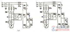 三相电动机串电阻降压启动控制线路图