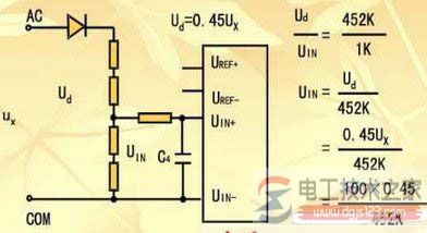 万用表测电压与电流原理，直流与交流电压转换电路