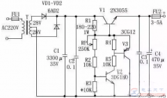 3-25V电压可调稳压的电路图说明