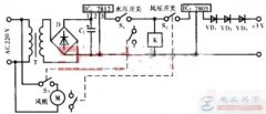 一例强排式热水器脉冲电路图及工作原理