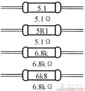 电阻器阻值的二种标识方法