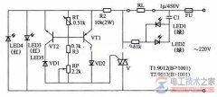双向晶闸管温度控制电路原理图及功能说明