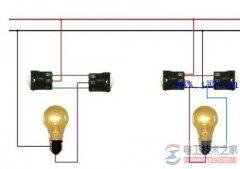 如何设计一开双控带五空插座的接线图？