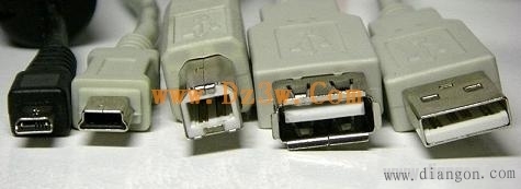 USB接口定义及USB接口外形图