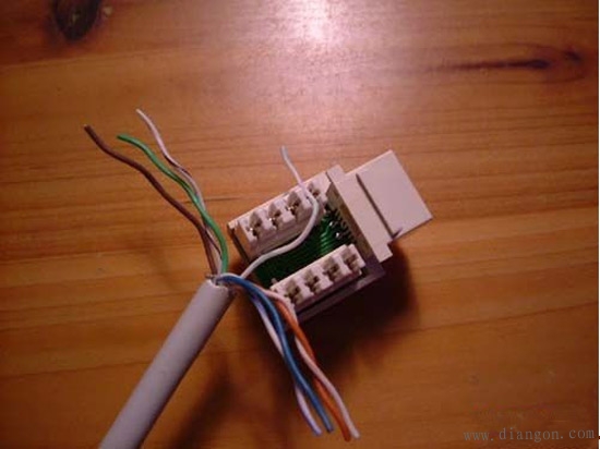 网线插座接法图解_家庭网线插座接法