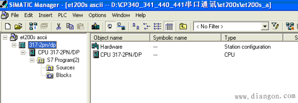 串口通讯之ET200S 1SI模块进行ASCII通讯