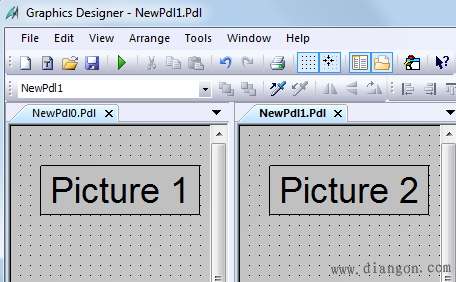 WinCC V7.2图像编辑器中多个画面如何并列显示？