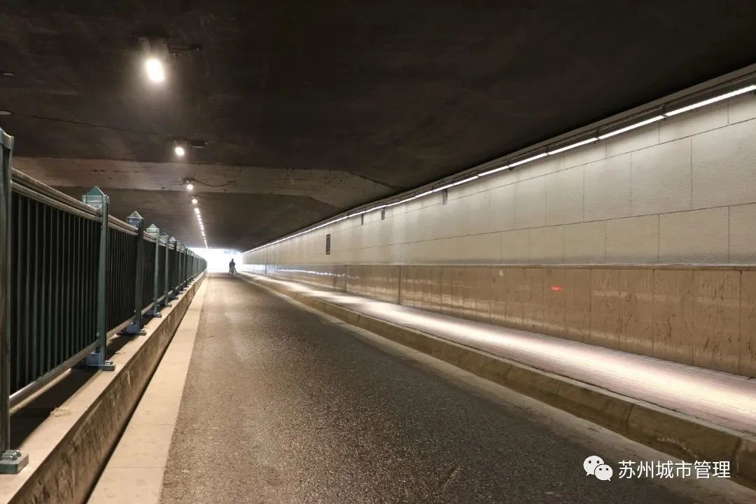 江苏苏州人民路下穿沪宁铁路立交照明提升工程顺利完工