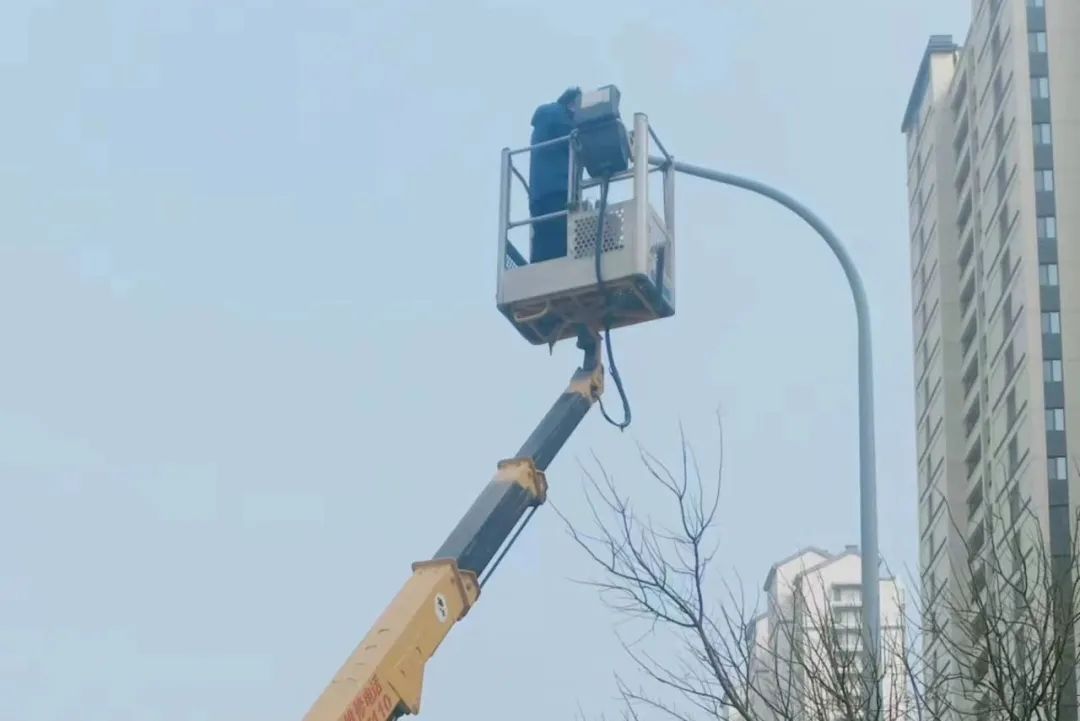 山东潍坊昌乐县加大路灯设施巡检力度以持续提升城市亮化水平