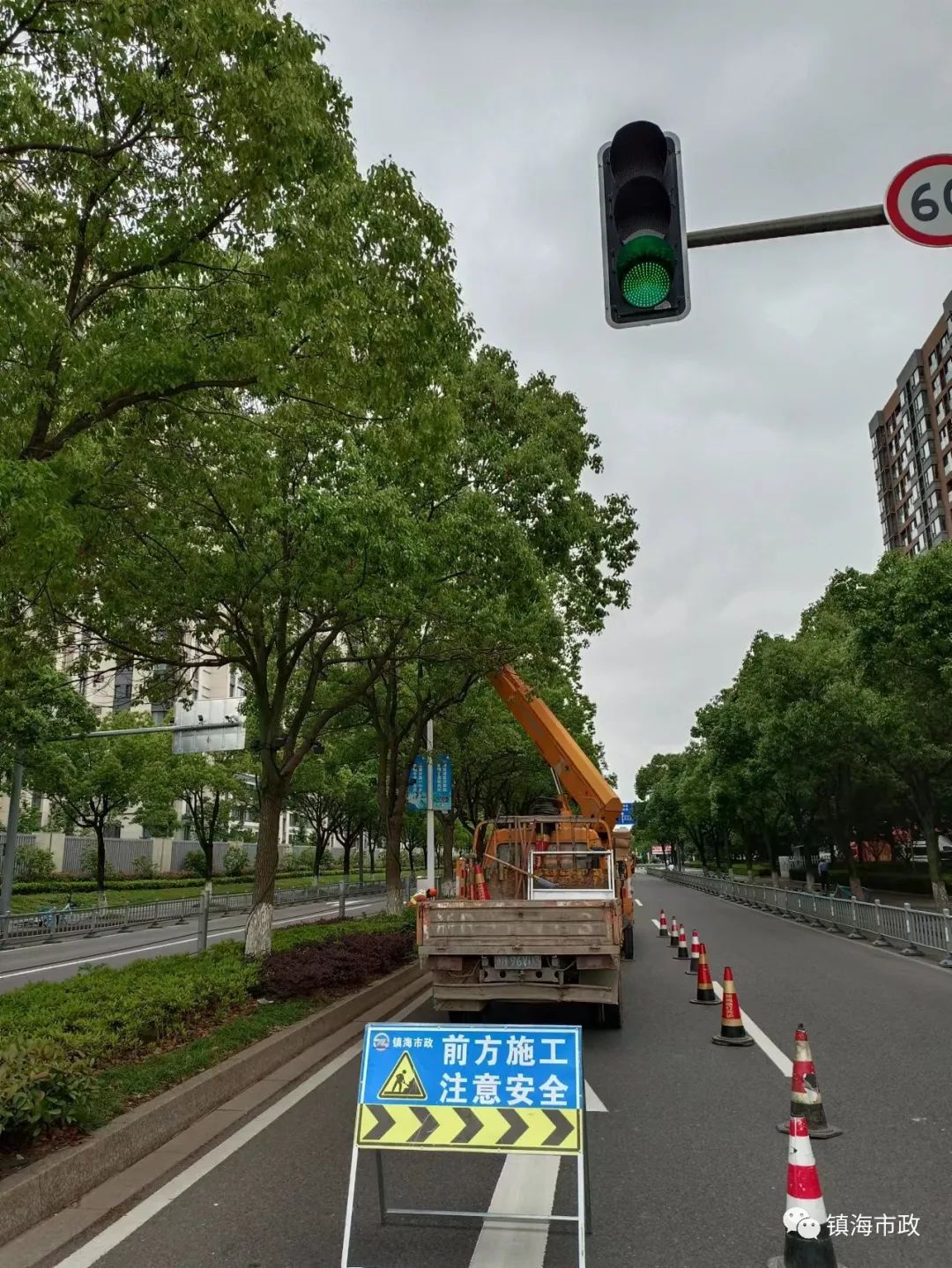 浙江宁波镇海区开展照明设施提升改造