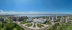 海南儋州滨海文化广场开启“亮化”工程