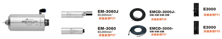 日本NAKANISHI自动换刀分板机主轴NR50-5100ATC 亿立分板机主轴