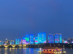 长沙全力保障第三届中非经贸博览会期间城市照明效果